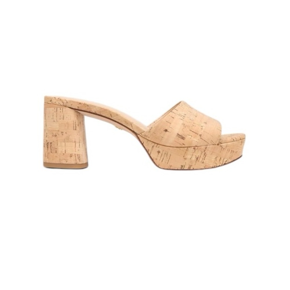 Veronica Beard - Dali Platform Cork Block Heel Sandals Sz 9.5